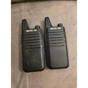 Retevis RETC 15- RT22 Two-Way UHF Hand-Held Mobile Radio Walkie-Talkie Used